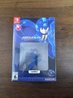Nintendo Switch Megaman 11 Amiibo edition Exclusive Game SEALED / New